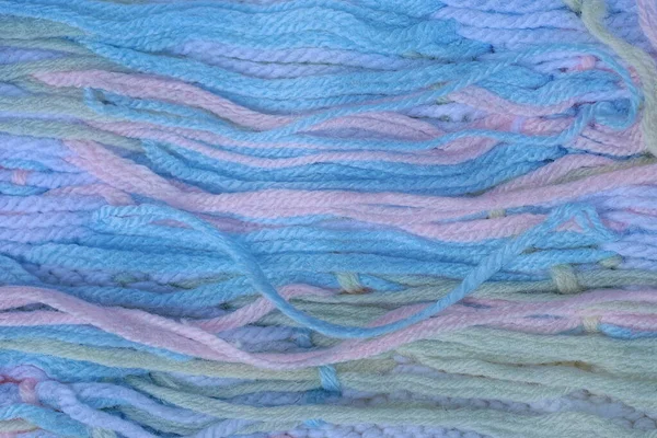 Rosa Blau Gefärbte Textur Auf Wolltuch Mit Muster — Stockfoto