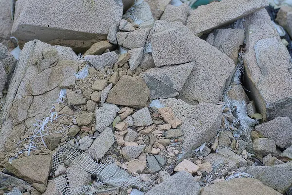 Texture Pieces Old Stones Cracks Ground — Stock Photo, Image