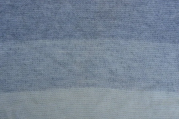 Смугаста Сіра Біла Текстура Тканини Шматка Вовняного Одягу — стокове фото