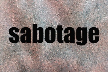 Gri kahverengi arka planda siyah kelime dolandırıcılığı.