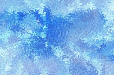 Soyut bozulma desenli illüstrasyondan mavi doku