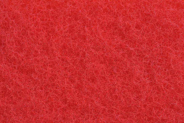 Red Plastic Background Piece Foam Rubber — Stock Photo, Image