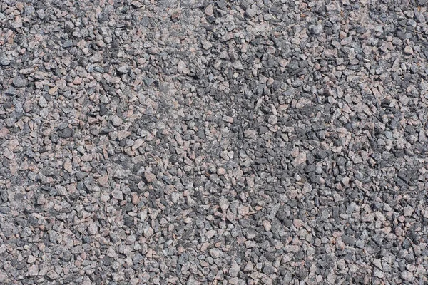 Texture Pile Small Stones Gray Rubble Street — Stock Fotó