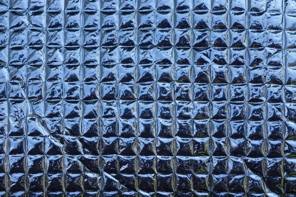 Textura Preta Cinza Plástico Pedaço Papel Alumínio Com Padrão — Fotografia de Stock