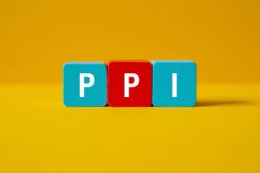 PPI - Ödeme Koruma Sigortası, - Küpler, metin, mektuplar üzerine kelime kavramı