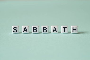 Şabat - Küpler, metinler, harfler üzerine kelime kavramı