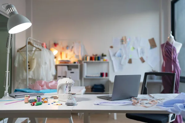 Fashion Design Studio Tailors Office Design Room Office Workplace Sew — Stock Photo, Image