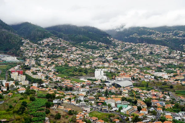 Stock image scenic view over funchal city on madeira island