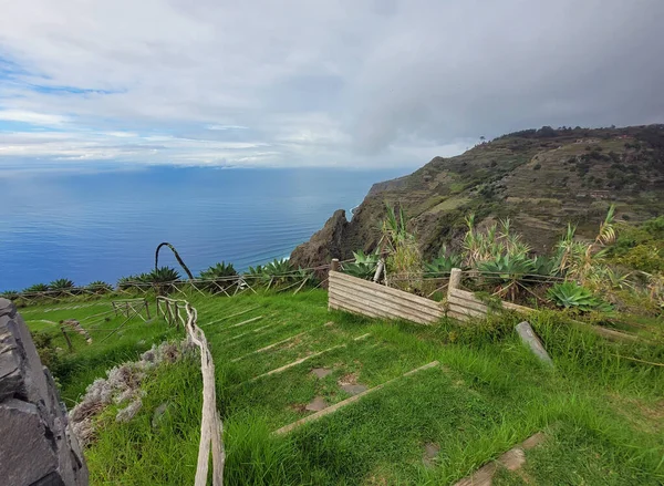 Vista Panorâmica Sobre Costa Ilha Madeira — Fotografia de Stock