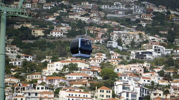 Transporte Com Teleférico Ilha Madeira — Fotografia de Stock