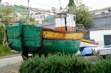 Renkli balıkçı tekneleri kamera de lobos de madeira 'da