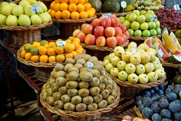 Funchal Madeira Portugal Oktober 2022 Frisches Obst Und Gemüse Auf — Stockfoto