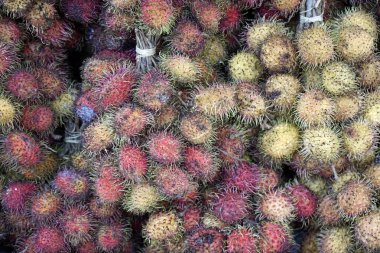 Filipinler 'deki Cece City' de taze gıda satılıyor.