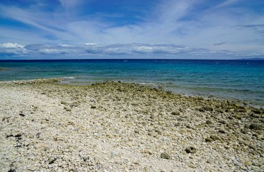 Filipinler 'deki Cece Adası' nın güzel tropikal kıyıları