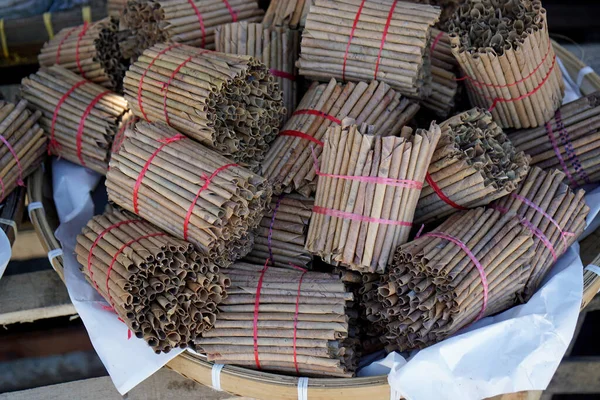 Sustituto Del Cigarrillo Hecho Hojas Tabaco Enrolladas Las Filipinas — Foto de Stock