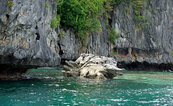 Дерев Яні Традиційні Виїзні Човни Острові Палаван Філіппінах — стокове фото