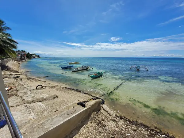 Krásné Tropické Pobřeží Ostrově Cebu Filipínách — Stock fotografie