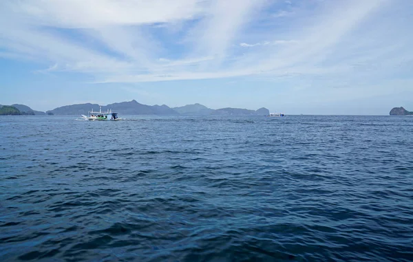 Calm Blue Sea Nido Archipelago — Stock Photo, Image