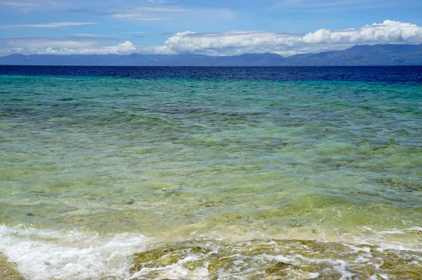Hermosa Costa Tropical Isla Cebu Las Filipinas — Foto de Stock