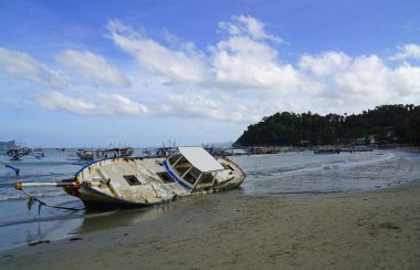 El Nido Palawan, Filipinler, Şubat 2023 dolaylarında tatil için cennet gibi tropik bir yer.