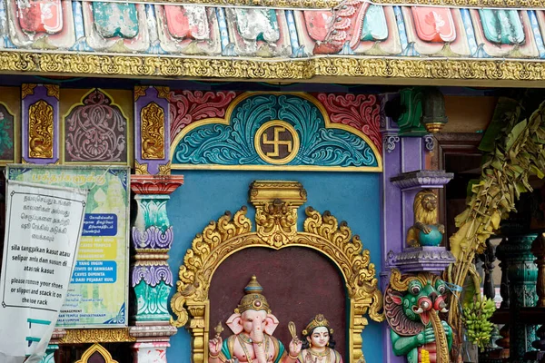 Kuala Lumpur Malaysia Circa February 2023 Colorful Hindu Temple Batu — Stock Photo, Image