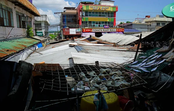 Manila, Filipinler, 2023 yılı civarı. Manila 'daki yerel gıda pazarı