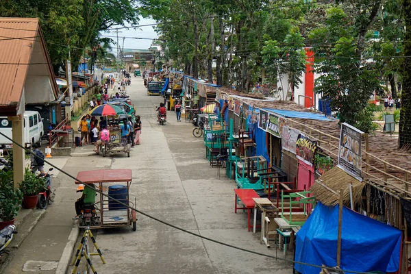 Nido Palawan Philippines February 2023 Cozy Night Market Street Afternoon — 图库照片