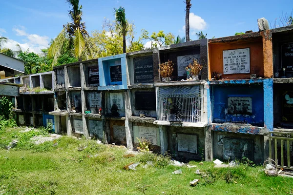 Stock image Oslob, Philippines, circa February 2023 - Local cemetery close to the pacific ocean