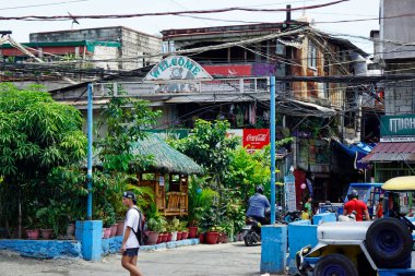 Manila, Filipinler, Mart 2023 - Manila 'da fakir bir köy