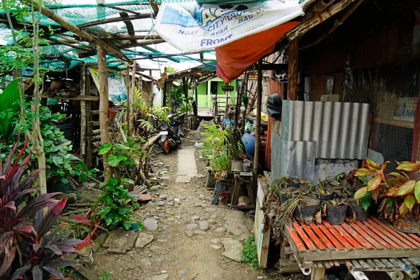 Puerto Princesa Philippines Circa February 2023 Poor Fisherman Village — Stock Photo, Image