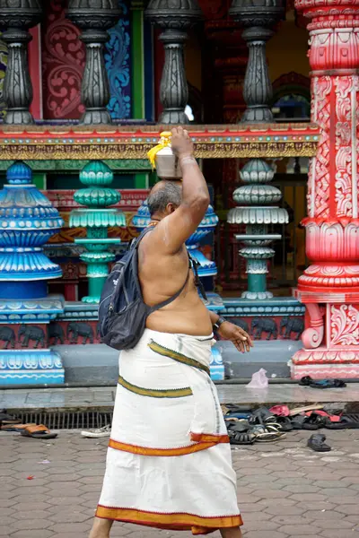 Kuala Lumpur Malaisie Vers Février 2023 Temple Hindou Coloré Dans — Photo