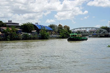 Manila, Filipinler, Mart 2023 - Pasig Nehri tekne gezisi