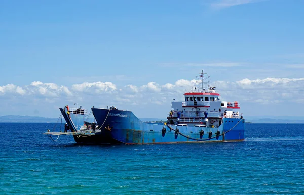 Cordoba Pulau Cebu Sekitar Maret 2023 Perahu Nelayan Berwarna Warni — Stok Foto