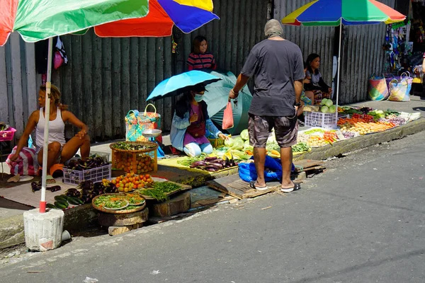 Маніла Фліпіни Приблизно 2023 Рік Філіппінці Місцевому Ринку — стокове фото