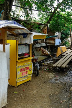 Puerto Prensesi, Filipinler, yaklaşık Şubat 2023 - Fakir balıkçı köyü 