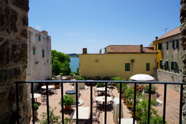 Sibenik 'te Hırvatça antik manzara mimarisi