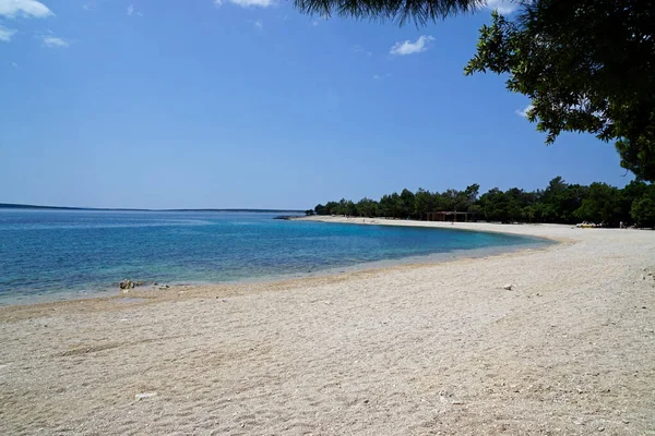 Playa Novalja Isla Pag — Foto de Stock