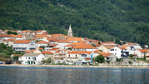 Gereja Tua Desa Tradisional Dalmatian Kroasia — Stok Foto