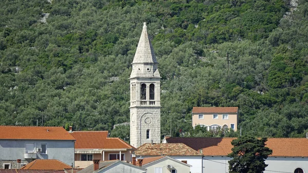 Igreja Velha Aldeia Dálmata Tradicional Croácia — Fotografia de Stock