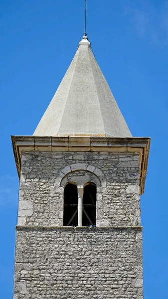 Église Dans Village Dalmate Nin Croatie — Photo