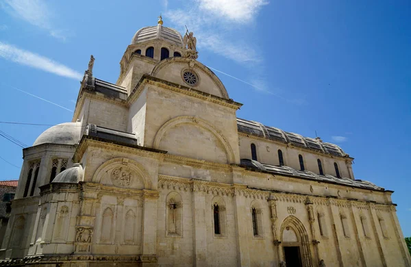 Antika James Cathedral Sibenik Kroatien — Stockfoto