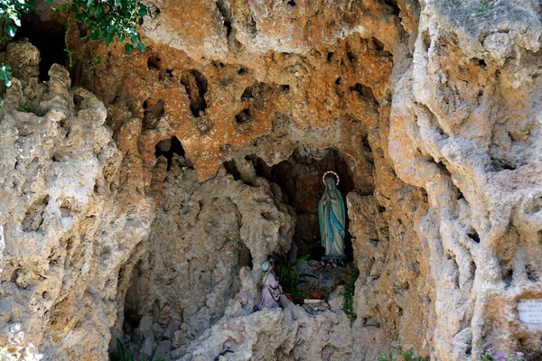 Dame Der Lourdes Höhle Sibenik Kroatien — Stockfoto