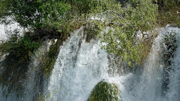 Cascada Escénica Krka Arca Nacional Croacia —  Fotos de Stock