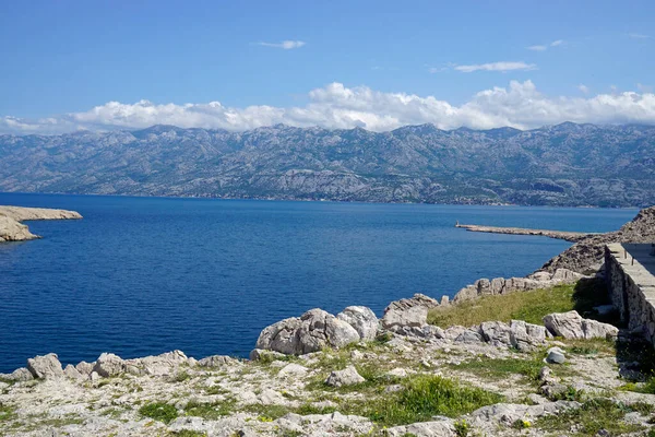 stock image scenic landscape on pag island in croatia