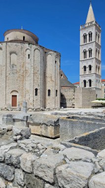 Hırvatistan 'da Zadar' daki antik eski kilise