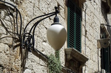 Sibenik 'te Hırvatça antik manzara mimarisi