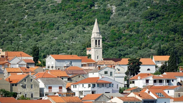 Stary Kościół Tradycyjnej Miejscowości Dalmatyńskiej Chorwacji — Zdjęcie stockowe