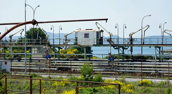 Stock image industrial plant in zadar in croatia