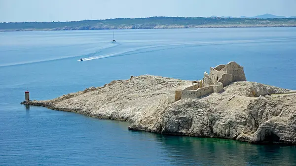 Vieille Forteresse Sur Île Pag Croatie — Photo