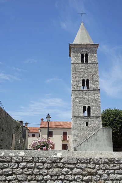 Igreja Aldeia Dálmata Nin Croácia — Fotografia de Stock